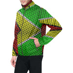 GUYANA FLAG All Over Print Windbreaker for Unisex