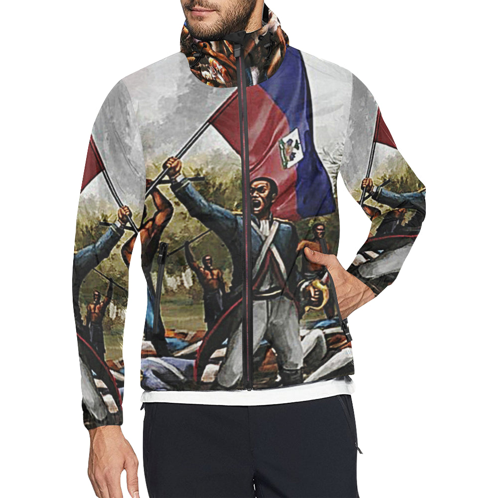 HAITI REVOLUTION All Over Print Windbreaker for Unisex