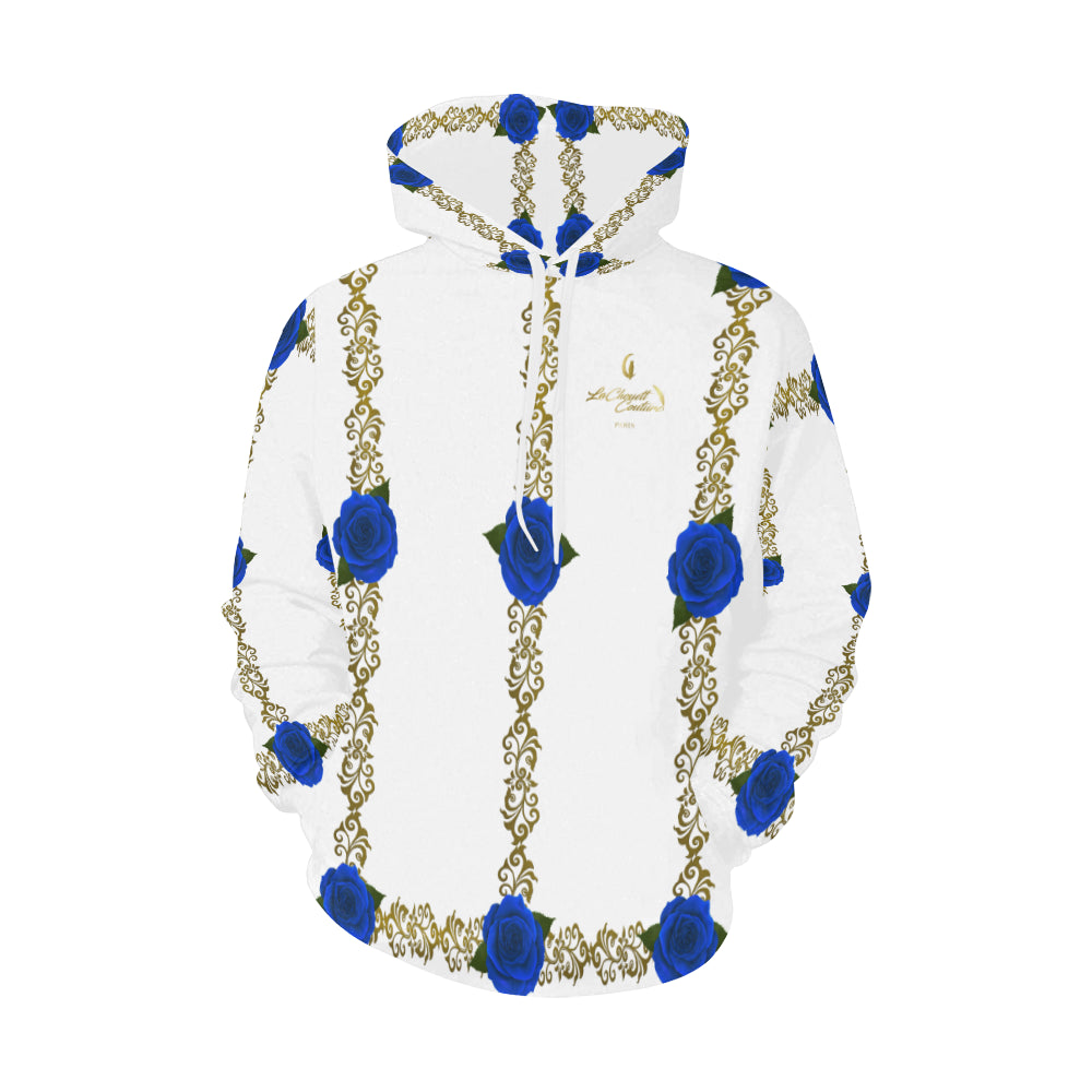 BLUE ROSES OWLS All Over Print Hoodie for Men
