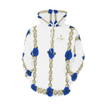 BLUE ROSES OWLS All Over Print Hoodie for Men