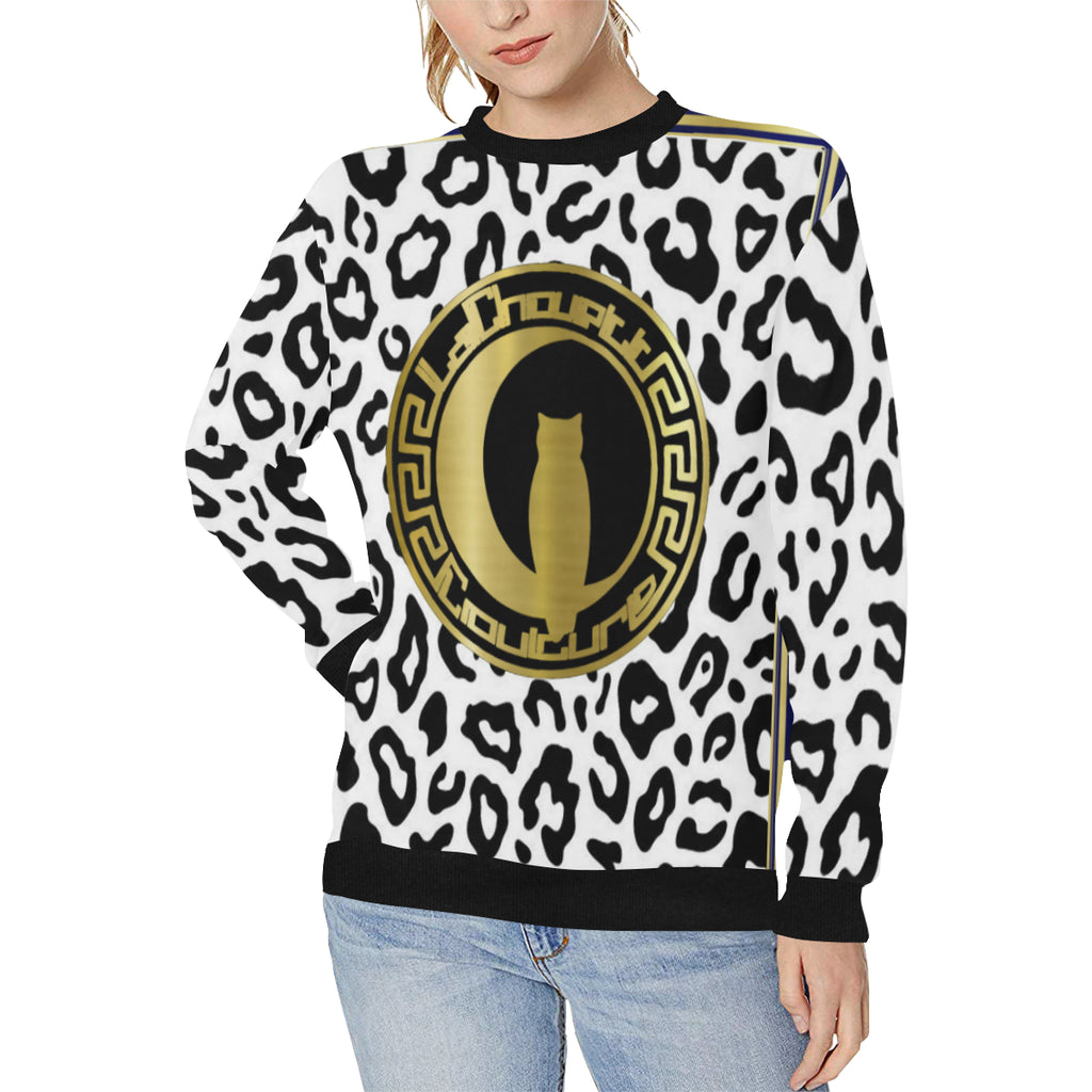 V.I.P Women's Rib Cuff Crew Neck Sweatshirt