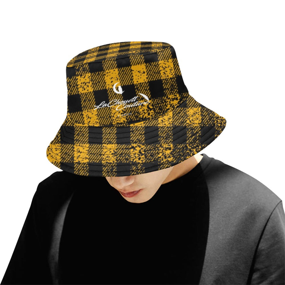 DUSTY PLAID Bucket Hat