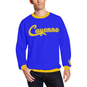LA CRENSHAW SIMPLE Y STROKE All Over Print Crewneck Sweatshirt for Men (Model H18)