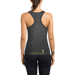LUXURY BLACC GANG Women's Racerback Tank Top (Model T60)