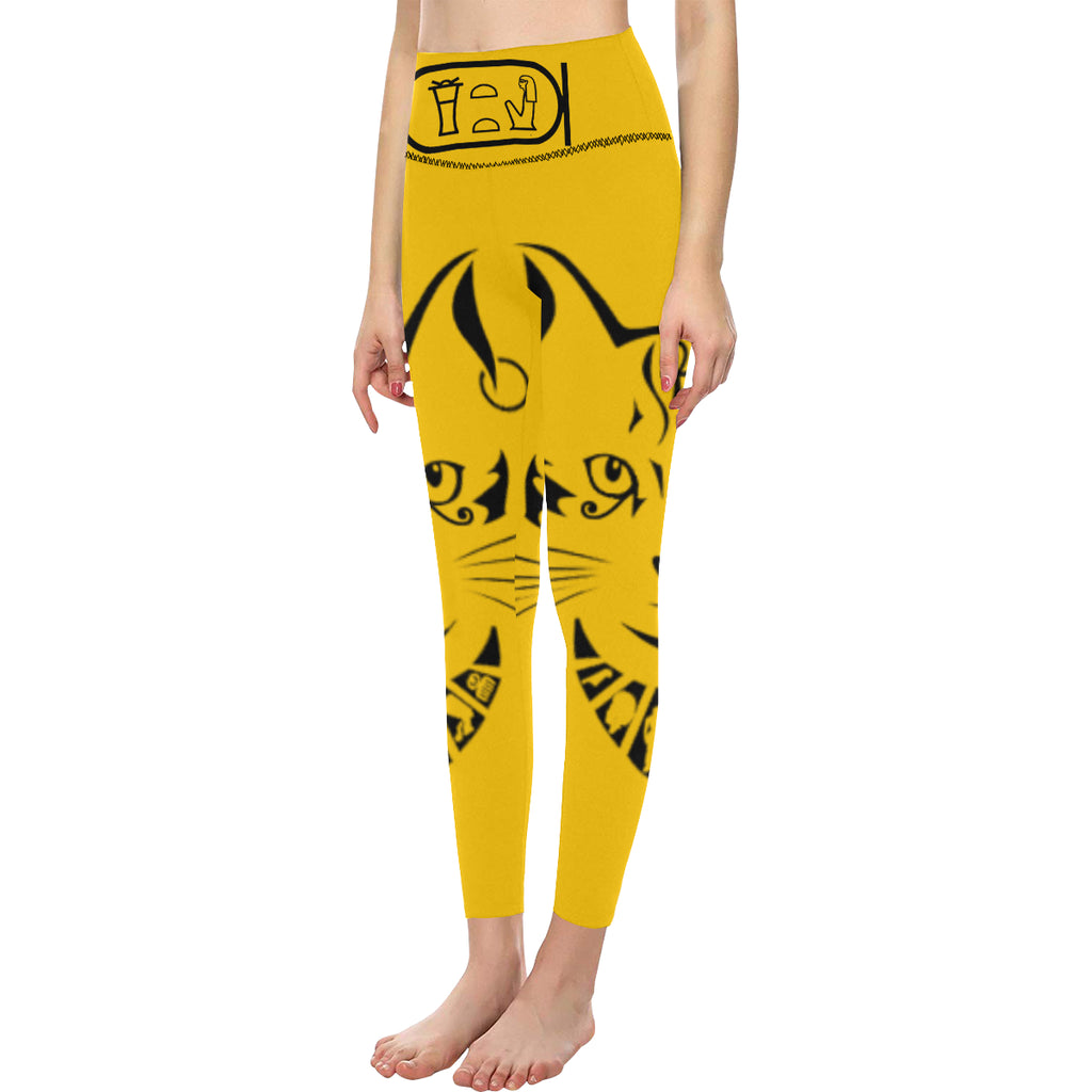 BASTET YLW High-Waisted Leggings