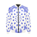 BANDANA Cs'UPWHT All Over Print Quilted Bomber Jacket for Men