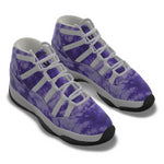 TIE DYE GRAPES Men's High Top Basketball Shoes