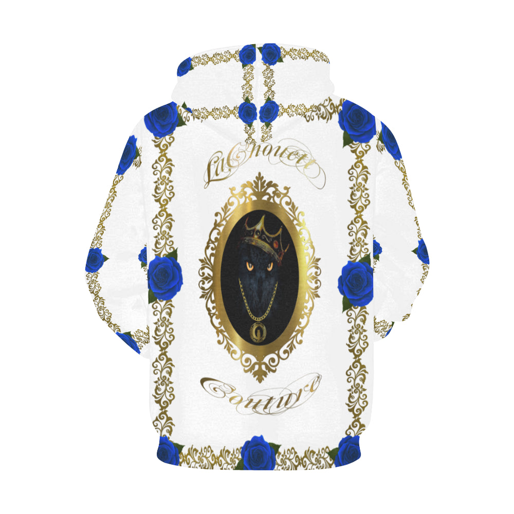 BLUE ROSES BOSS All Over Print Hoodie for Men