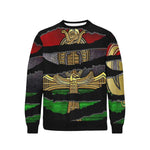 RBG ANKH Men's Rib Cuff Crew Neck Sweatshirt