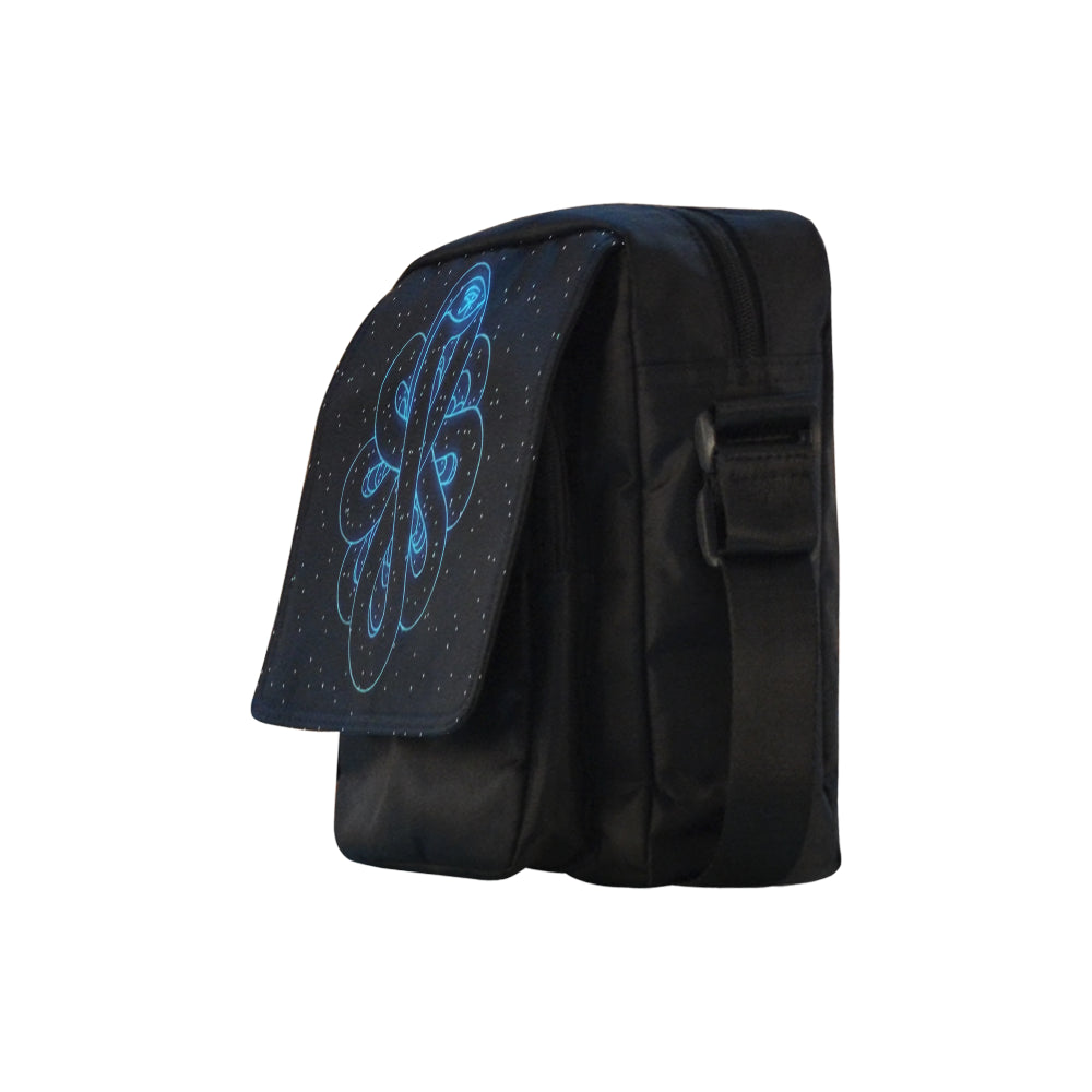 SNAKE OF CREATION WADJET Crossbody Nylon Bags (Model 1633)