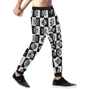 ADINKRA CHECKMATE Men's Sweatpants