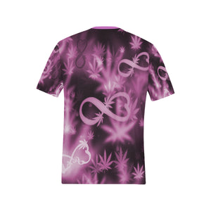 INFINITY PURPLE COSMOS Men's All Over Print T-Shirt