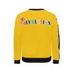 REVOLUTION YLW Men's Rib Cuff Crew Neck Sweatshirt