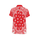 BANDANA Bs'UP Men's All Over Print Short Sleeve Shirt