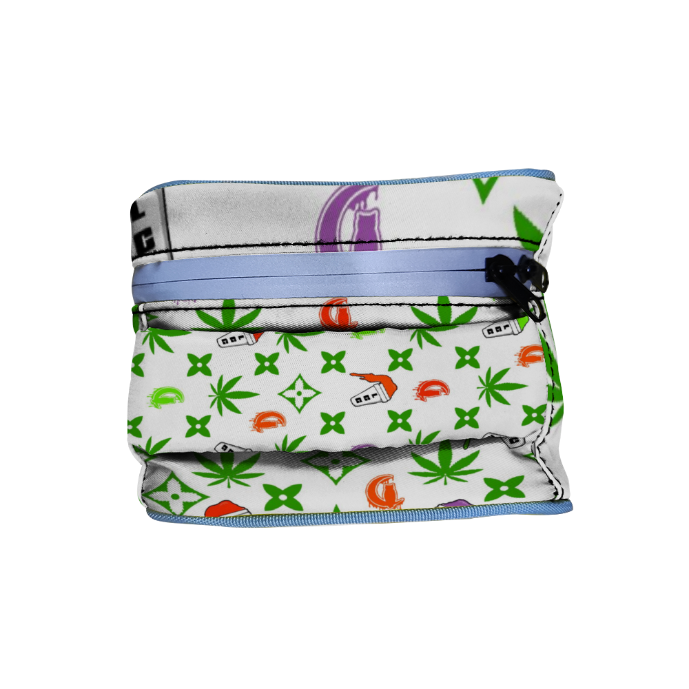 LEAN BACC Bags Combination Lock Active Charcoal Cigar Bag Zipper Closure