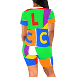 LCC COLORING FULL Women's Short Yoga Set (Sets 03)