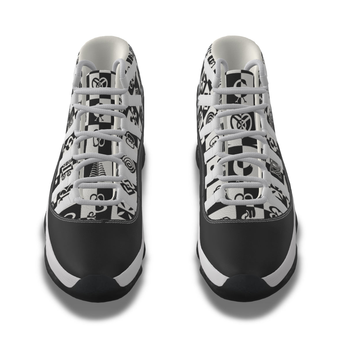 ADINKRA Men's High Top Basketball Shoes