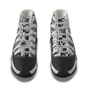 ADINKRA Men's High Top Basketball Shoes