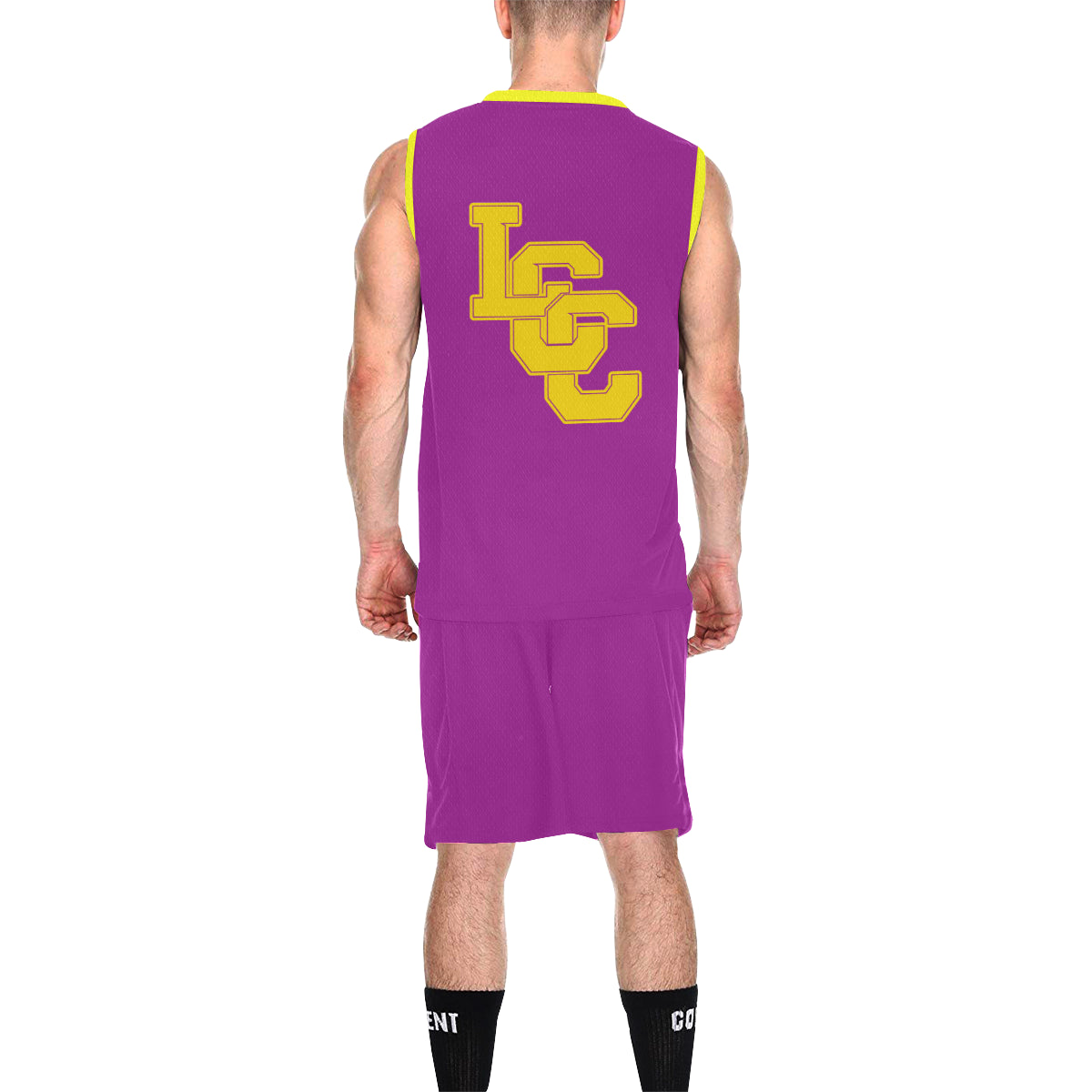 LACHOUETTFORNIA L.A All Over Print Basketball Uniform