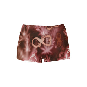 INFINITY RED COSMOS Women's All Over Print Boyshort Panties (Model L31)