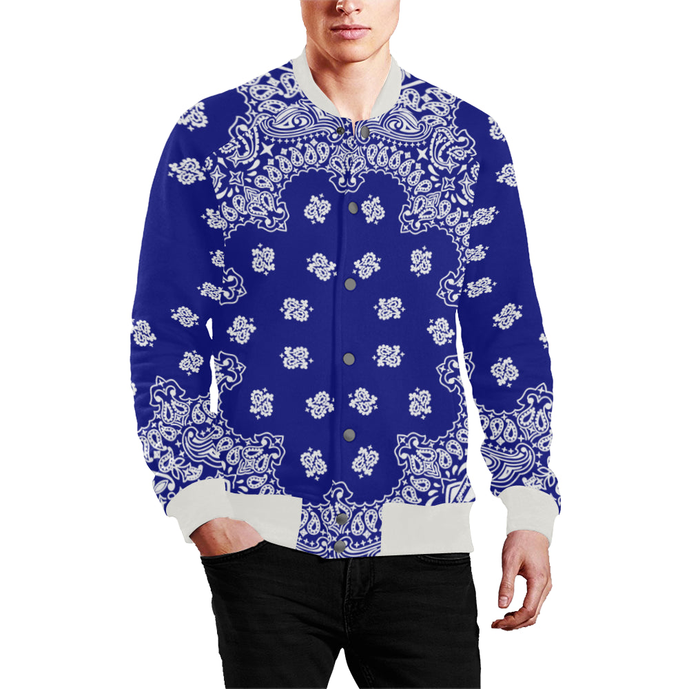 NIPSEY UNITY BLU Men's All Over Print Baseball Jacket (Model H26)