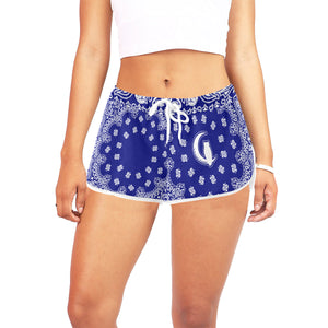 BANDANA Cs'UP Women's All Over Print Relaxed Shorts