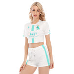 FC SALE SUD Women's O-neck T-shirt Shorts Suit