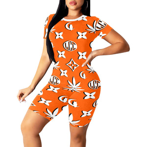 LCC WEEDY Women's Short Yoga Set