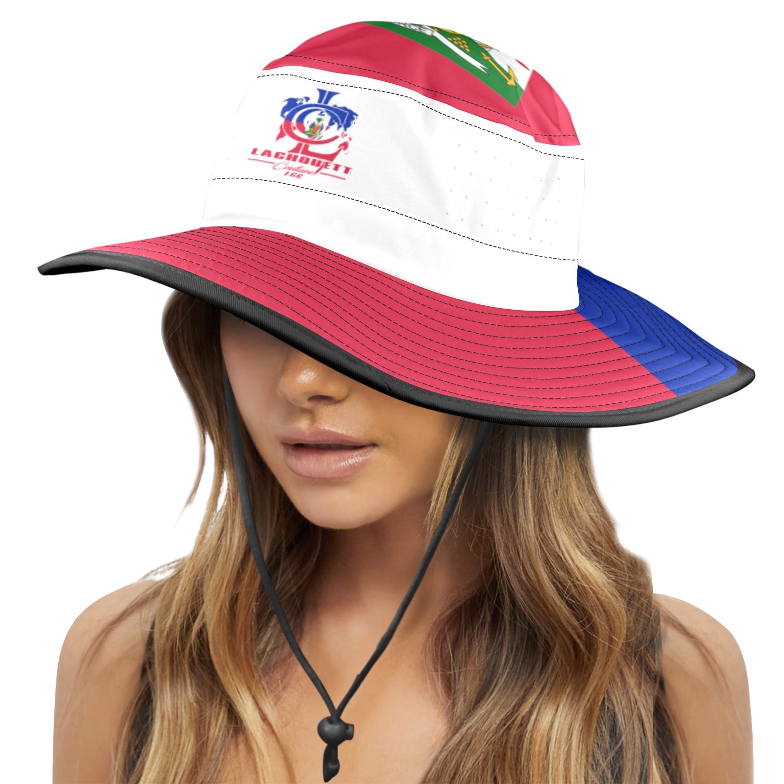 DIASPORA FR Wide Brim Bucket Hat