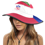DIASPORA FR Wide Brim Bucket Hat