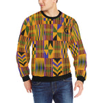 KENTE ATEF Men's Rib Cuff Crew Neck Sweatshirt