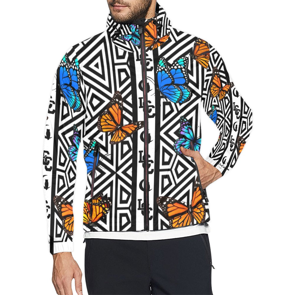 BUTTERFLY LCC Unisex Windbreaker