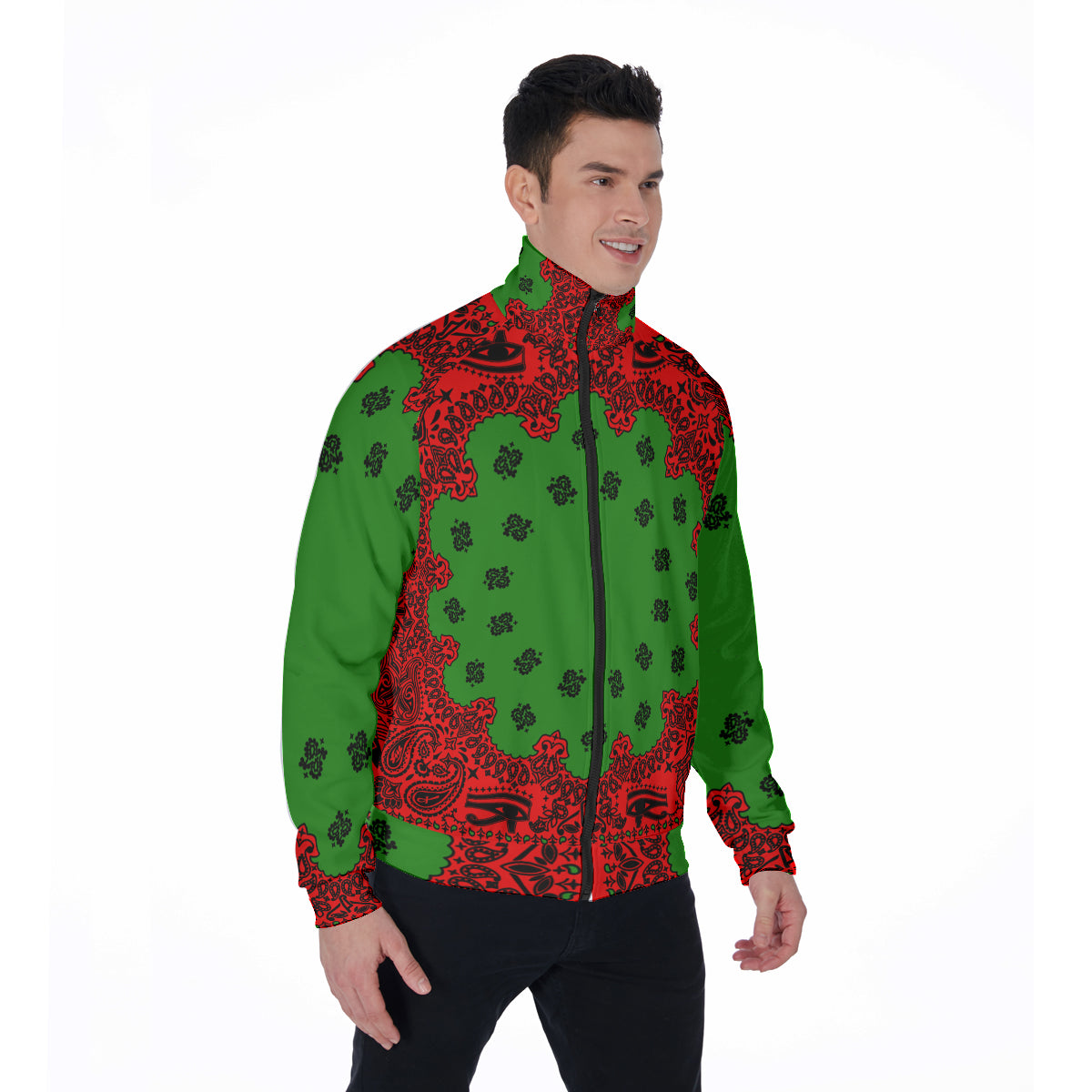BANDANA RBG Men's Stand Collar Jacket