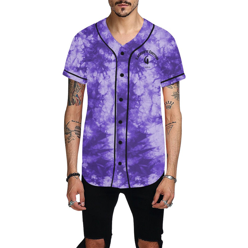 TIE DYE Baseball Jersey for Men