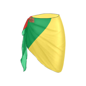 REP OF CONGO FLAG Beach Sarong Wrap