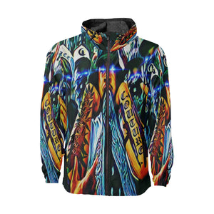 BLUDROID All Over Print Windbreaker for Unisex