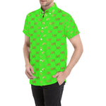 EXCELLENCE SKUNKGLD Men's All Over Print Short Sleeve Shirt