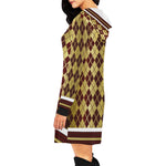 ARLEQUIN BRDX All Over Print Hoodie Mini Dress