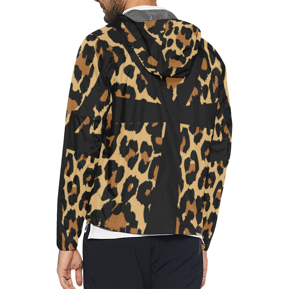 CHEETAH ANKH All Over Print Windbreaker for Unisex