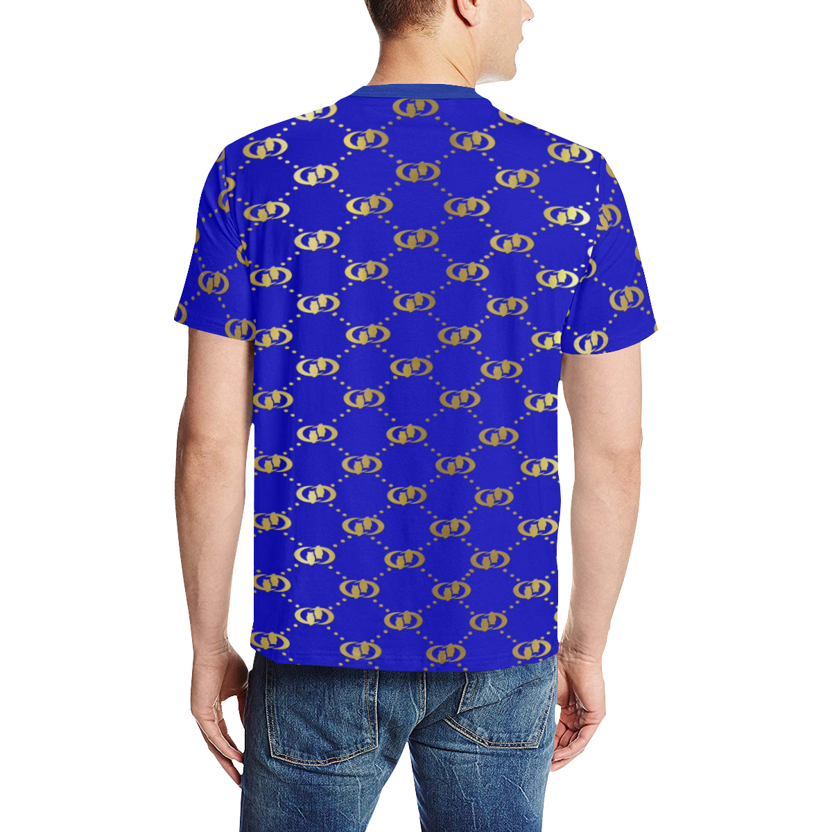 EXCELLENCE BLSKYGLD Men's All Over Print T-Shirt