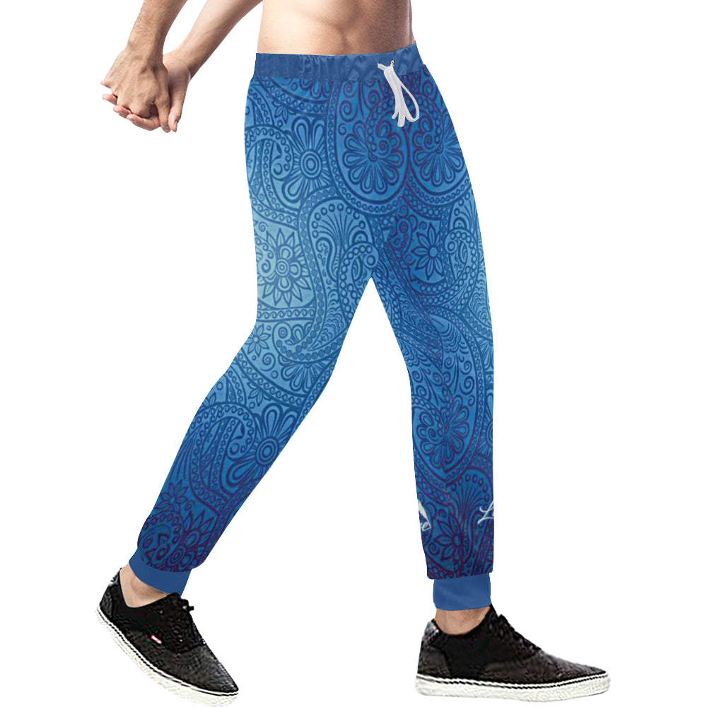 LUXURY GANG Cs'UP Men's All Over Print Sweatpants (Model L11)