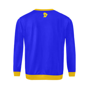 LA CRENSHAW SIMPLE Y STROKE All Over Print Crewneck Sweatshirt for Men (Model H18)