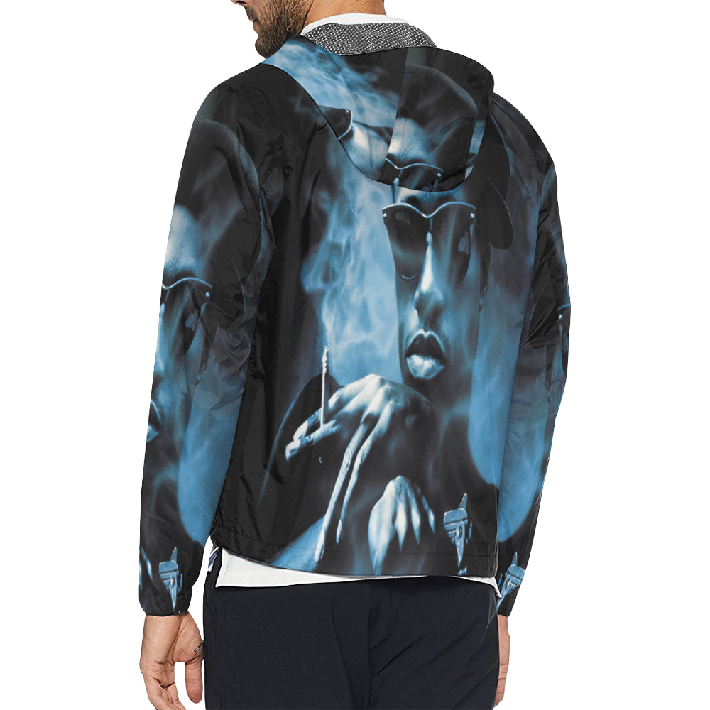 NINO BROWN All Over Print Windbreaker for Unisex