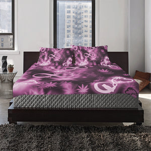 INFINITY PURPLE COSMOS 3-Piece Bedding Set