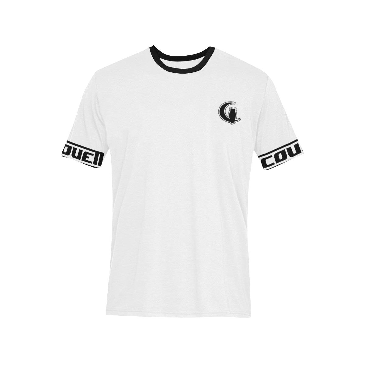 BLACC BORDER WHITE Men's All Over Print T-Shirt