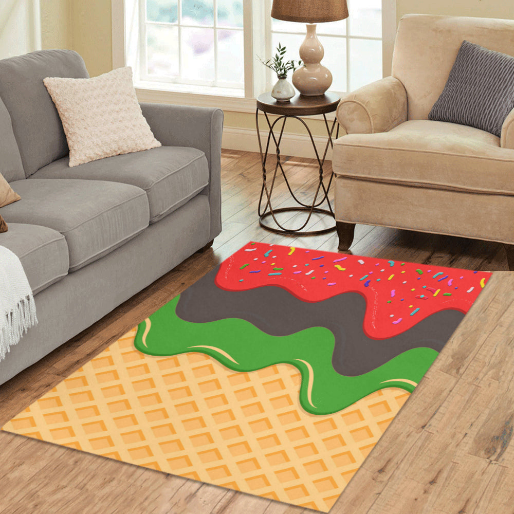 RBG ICE CREAM Area Rug 5'3''x4'