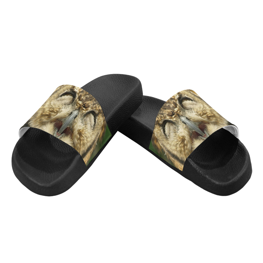 FUNNY OWL Men's Slide Sandals (Model 057)