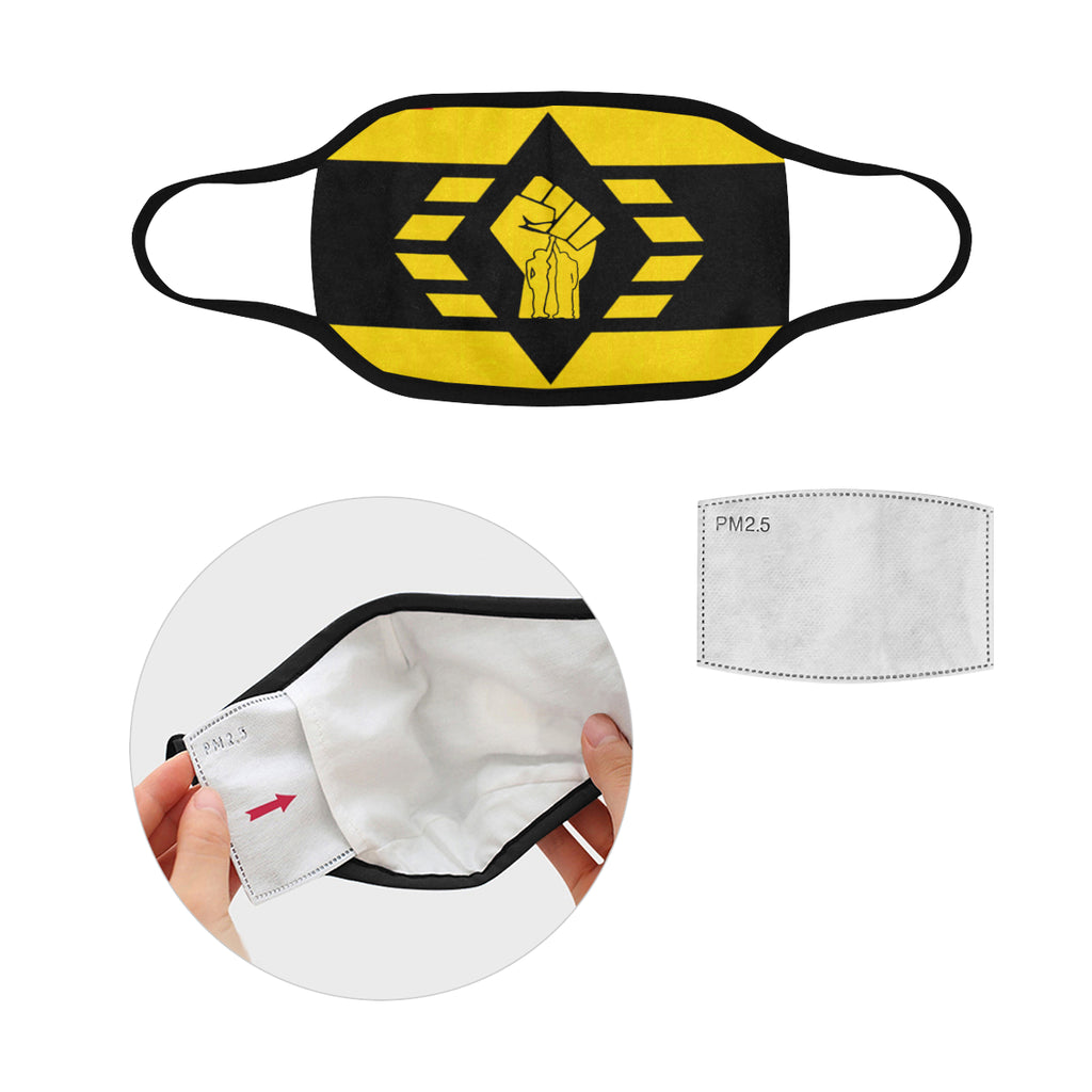 FIST UP Mouth Mask in One Piece (2 Filters Included)