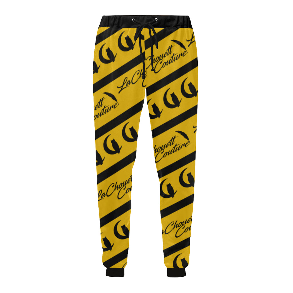 NICE ONE YLW Men's All Over Print Sweatpants