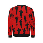 B-WALK Men's Rib Cuff Crew Neck Sweatshirt